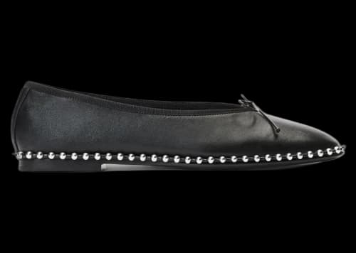 Alexander Wang Lina Ballchain Flat Black (Women's)