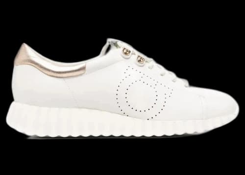 Ferragamo Gancini Low-Top Sneakers White (Women's)