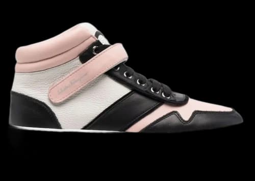 Ferragamo Noe High-Top Sneakers Pink (Women's)