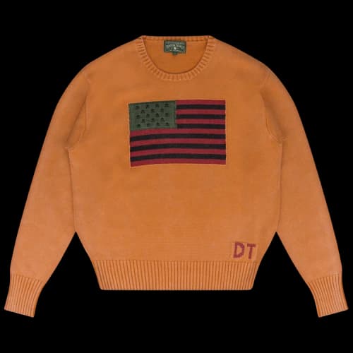 Denim Tears Flag Sweater 'Orange'