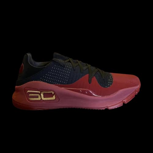 Under Armour Curry 4 Low TB 'Black Red Gold'
