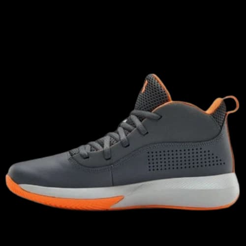 (GS) Under Armour Lockdown 4 Gray/Orange