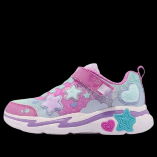 (PS) Skechers Skechers Sunggle Sneaks Shoes 'Pink Blue Purple'