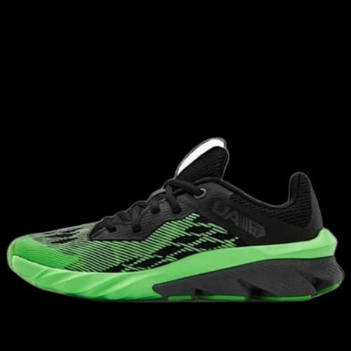 (GS) Under Armour Charged Scramjet 3 Sports Shoes Green/Black