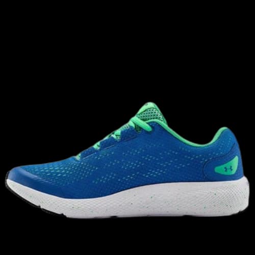 (GS) Under Armour Charged Pursuit 2 Sports Shoes Blue/Green