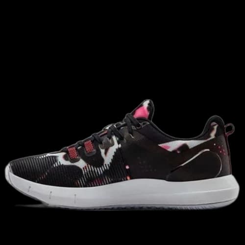 Under Armour Hovr Rise Printed Training Sports Shoes Black/Red (Women's)