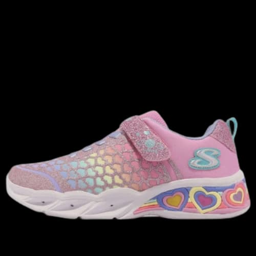 (PS) Skechers Sweetheart Lights 'Pink Multi'