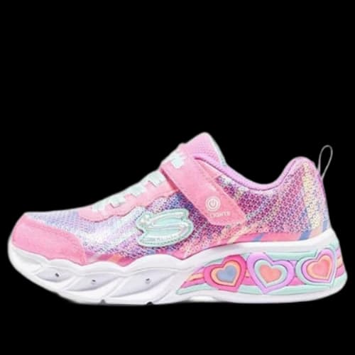 (PS) Skechers Sweetheart Lights 'Pink Multi'