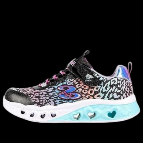 (GS) Skechers Flutter Heart Lights 'Loves Wild'