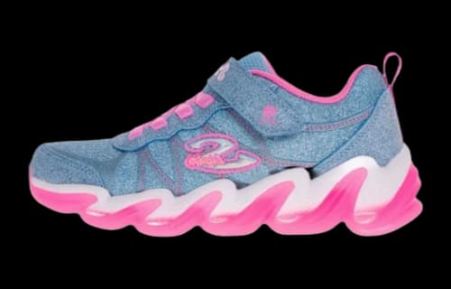 (GS) Skechers Hyper-Surge Shoes 'Light Blue Pink'