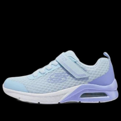 (GS) Skechers Girls Microspec Max 'Light Blue'