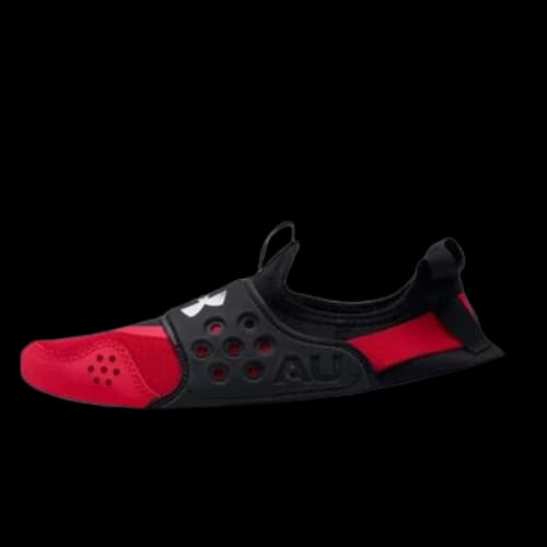(GS) Under Armour Runplay Camo Low-Top Black/Red