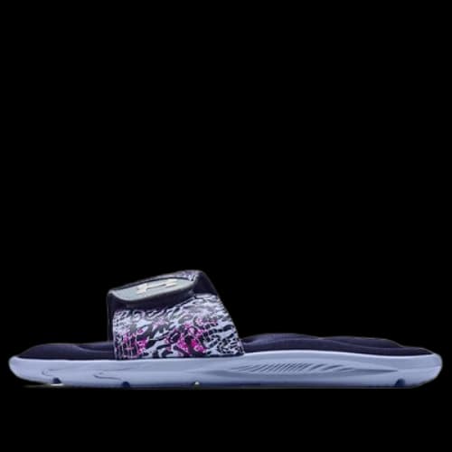 Under Armour Ignite VI Graphic Strap Slides 'Blue Purple' (Women's)