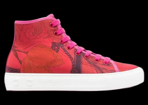 Ferragamo Sneaker Red Scarf Print (Women's)