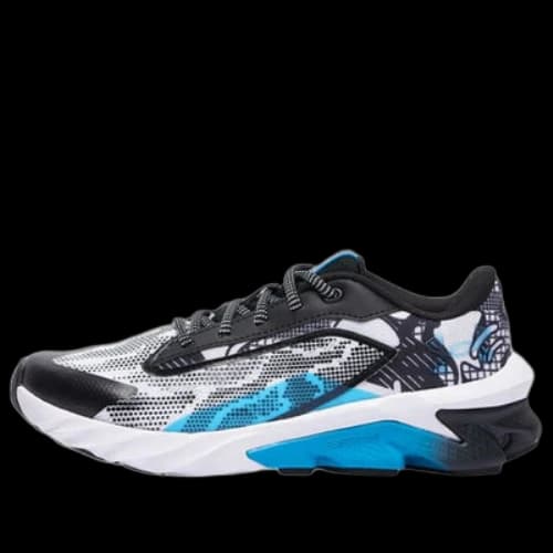 (GS) Under Armour Charged Scramjet 4 Low-Top Black/Blue