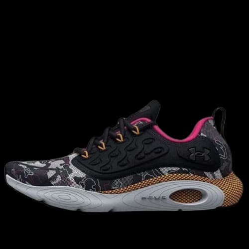 Under Armour HOVR Revenant Camo Sport Shoes 'Black Grey'