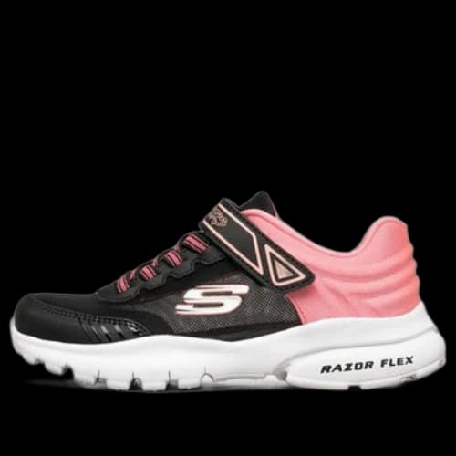 (GS) Skechers Razor Flex 'Black Pink White'