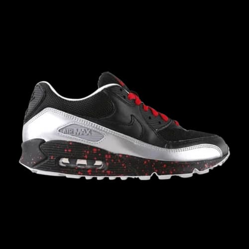 Nike Air Max 90 Leather Black Varsity Red