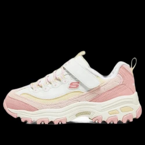 (GS) Skechers D'Lites 'Pink Yellow'