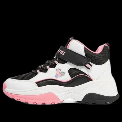 (GS) Skechers Kozmiks 'Black White Pink'