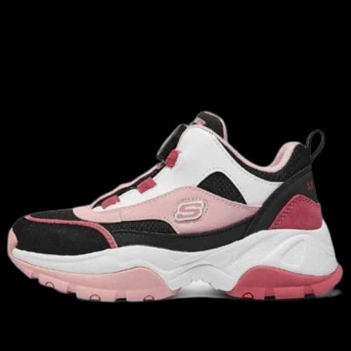 (GS) Skechers Kozmiks 1.0 'Black White Pink'