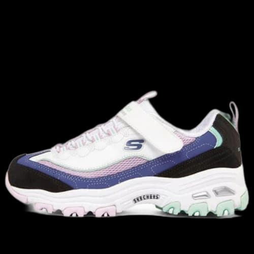 (GS) Skechers D'Lites 'White Blue Pink'