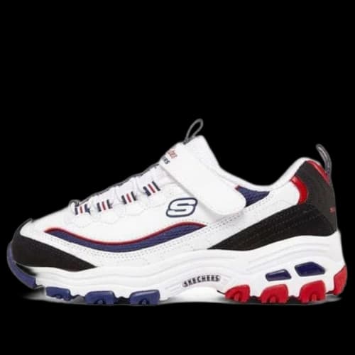(GS) Skechers D'Lites 'White Blue Red'