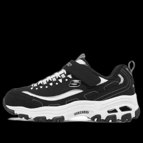 (GS) Skechers Dlites Running Shoes 'Black White'