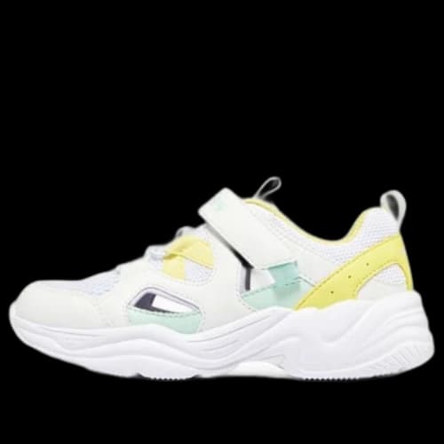 (GS) Skechers Lite Style 'White Yellow'