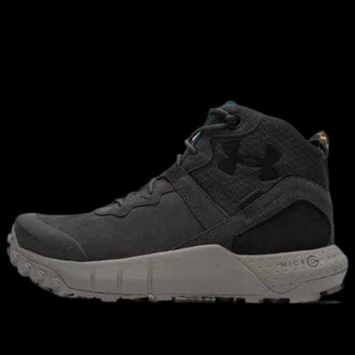 Under Armour UA Micro G Valsetz Trek Mid Leather Waterproof Tactical Boots 'Grey'