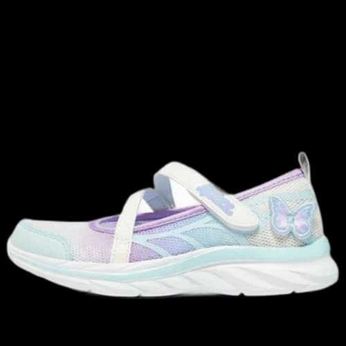 (GS) Skechers Quick Kicks 'Blue White Purple'