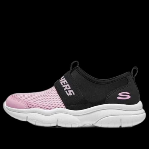 (GS) Skechers Flex Blast Shoes 'Black Pink'