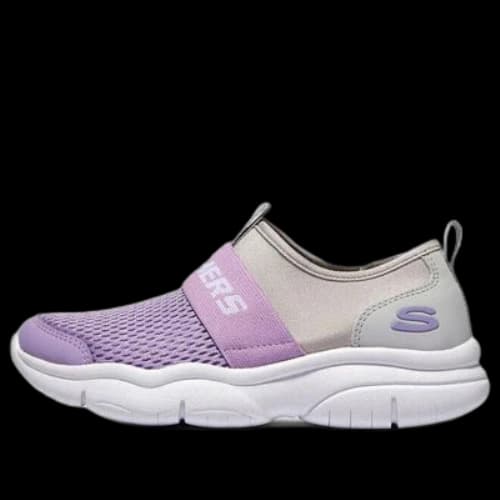 (GS) Skechers Flex Blast Shoes 'Purple Grey'