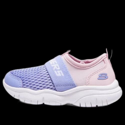 (GS) Skechers Slip-On Comfy Shoes 'Purple Pink'