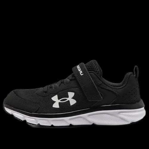 (PS) Under Armour Assert 9 AC Running Shoes 'Black White'