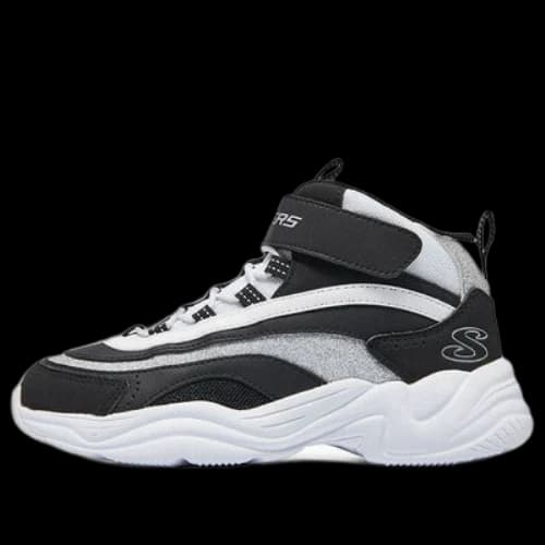 (GS) Skechers Lite Styles Casual Shoes 'Black White'