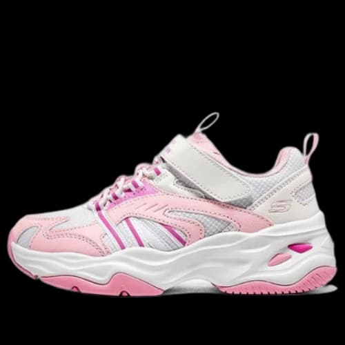 (GS) Skechers Dlites 4.0 'White Pink'
