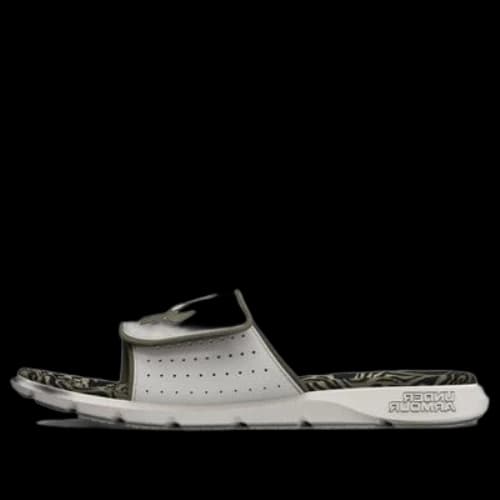 Under Armour Ignite Pro Graphic Footbed Slides 'White'
