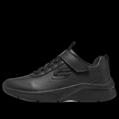 (GS) Skechers Microspec Classmate Cutie 'Black'