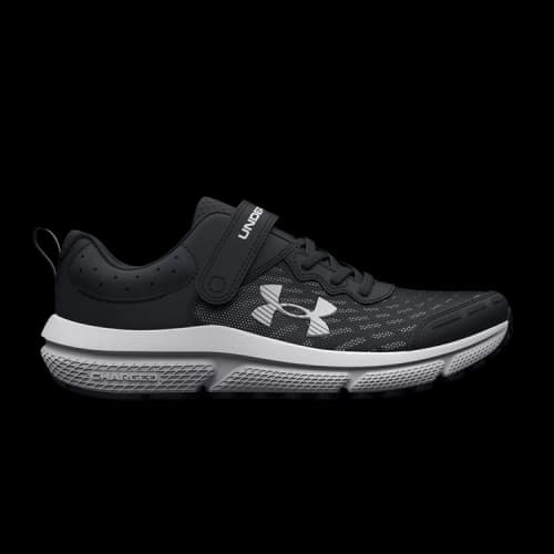 (PS) Under Armour Assert 10 AC Wide 'Black White'