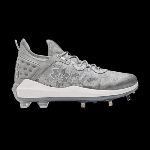 Under Armour Harper 8 Low ST Baseball Grey White