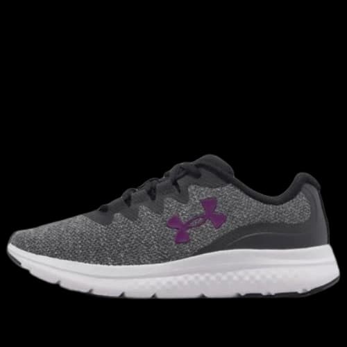 Under Armour Charged Impulse 3 Knit Shoes 'Black Grey' (Women's)