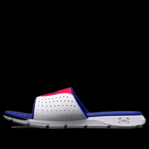 Under Armour UA Ignite VI TX Slides 'White Blue Red'