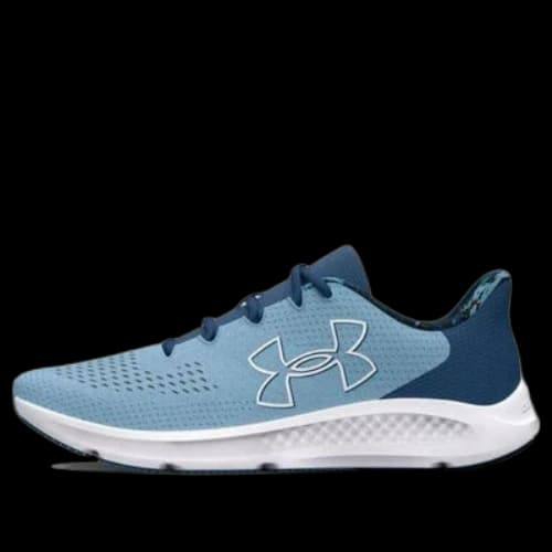 Under Armour Charged Pursuit 3 Big Logo Printed Running Shoes 'Blue Teal' (Women's)