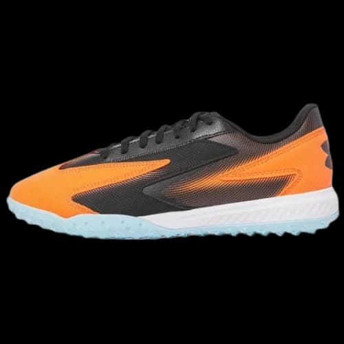Under Armour TF Turf Abrasion Resistant Abrasion Resistant Soccer Shoes Unisex Black Orange