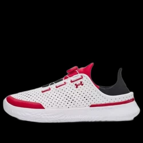 (GS) Under Armour UA SlipSpeed Training Shoes 'White Red'