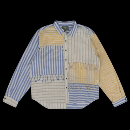 Denim Tears Braided Striped Button-Up Shirt 'Multicolor'
