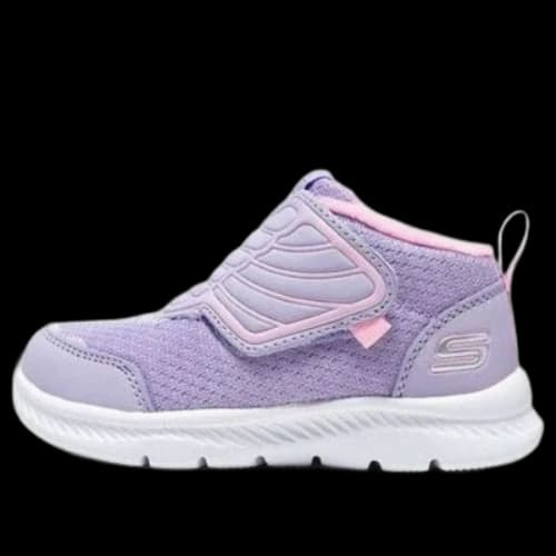 (TD) Skechers Comfy Flex Shoes 'Lilac Pink'