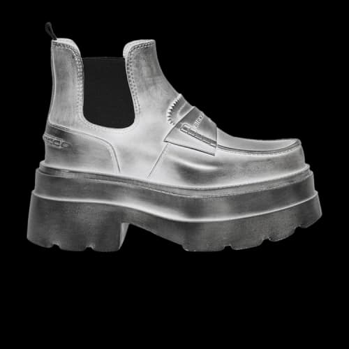 Alexander Wang Carter Platform Ankle Boot 'Aged White' (Women's)
