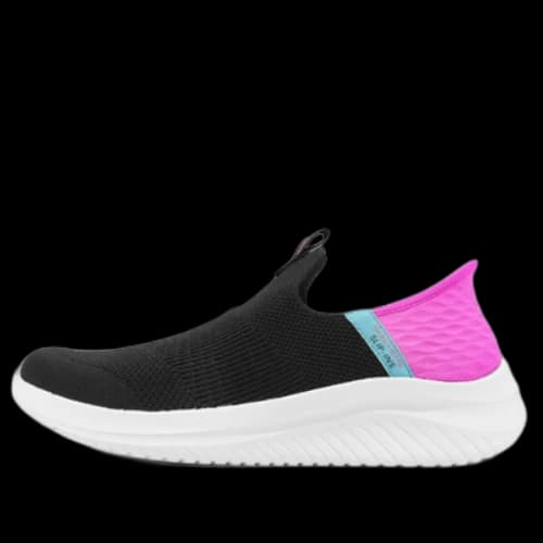(GS) Skechers Ultra Flex 3.0 'Black Pink'